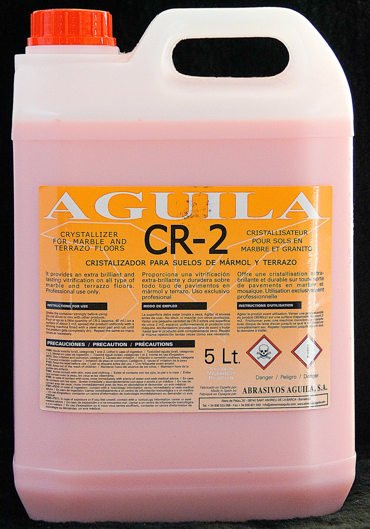AGUILA TERRAZZO & MARBLE CRYSTALLIZER 5LITER PINK