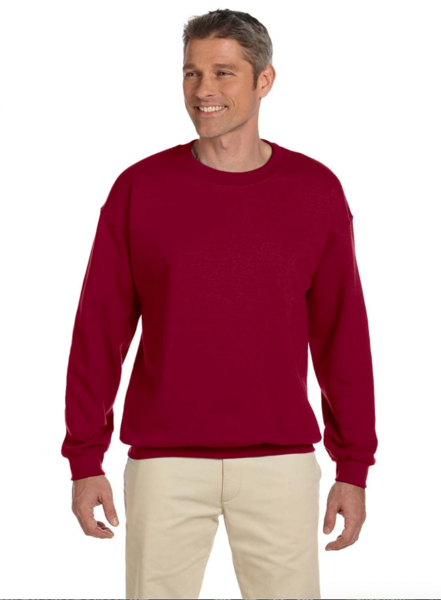 Gildan G180 Adult Heavy Blend Adult 8 oz 5050 Fleece Crew