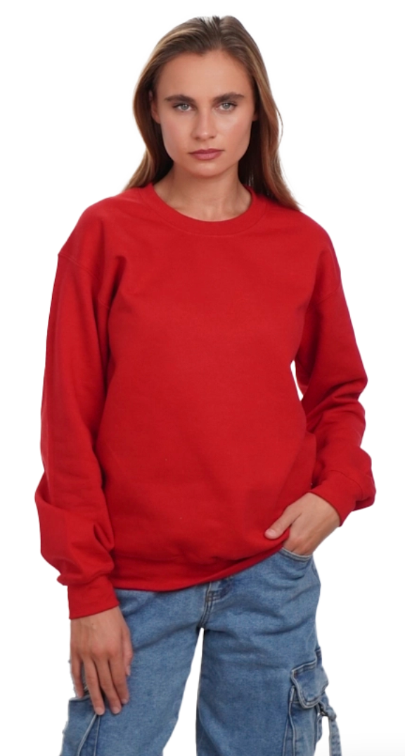 Gildan G180 Adult Heavy Blend Adult 8 oz 5050 Fleece Crew