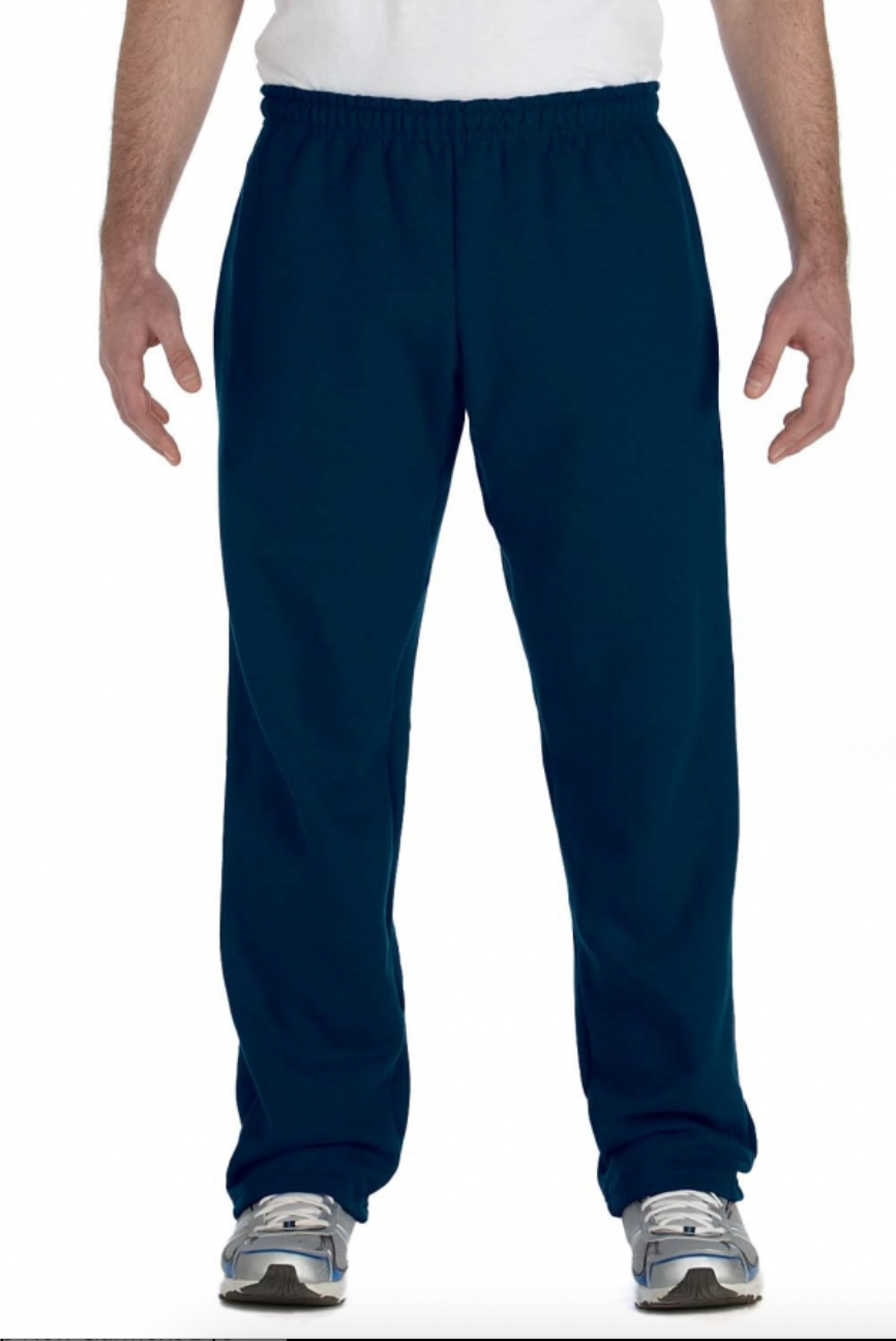 Gildan G184 Adult Heavy Blend Adult 8 oz., 50-50 Open-Bottom Sweatpants