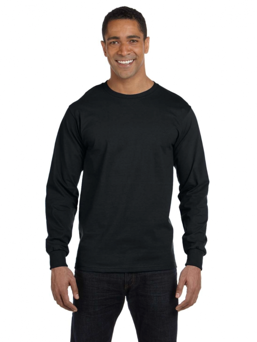 Gildan G840 Adult 5.5 oz., 50-50 Long-Sleeve T-Shirt