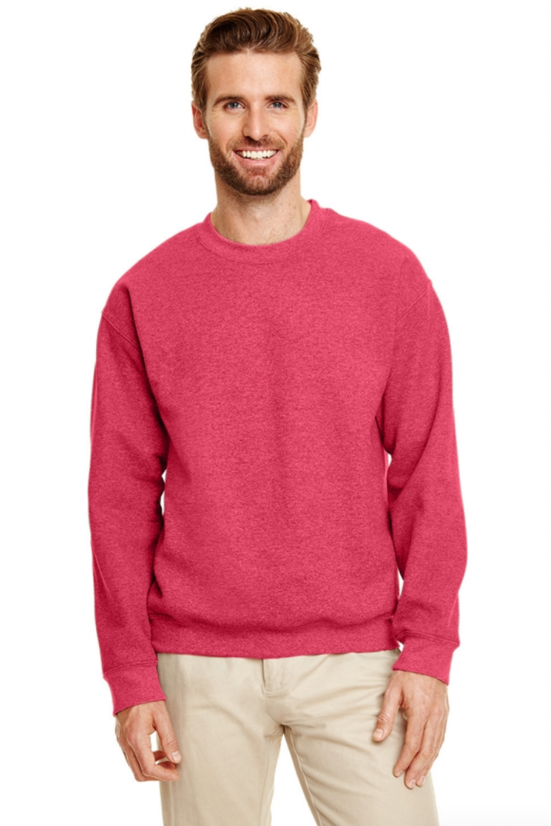 Gildan G180 Adult Heavy Blend Adult 8 oz 5050 Fleece Crew