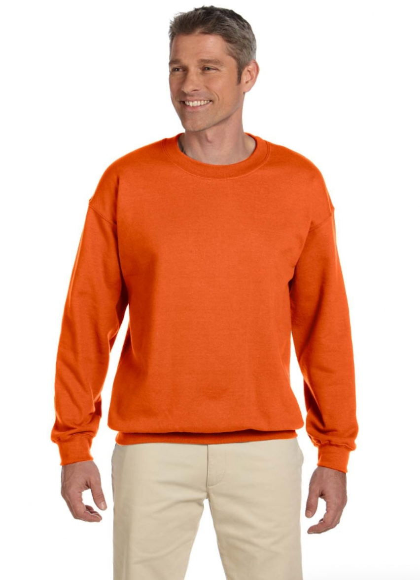 Gildan G180 Adult Heavy Blend Adult 8 oz 5050 Fleece Crew