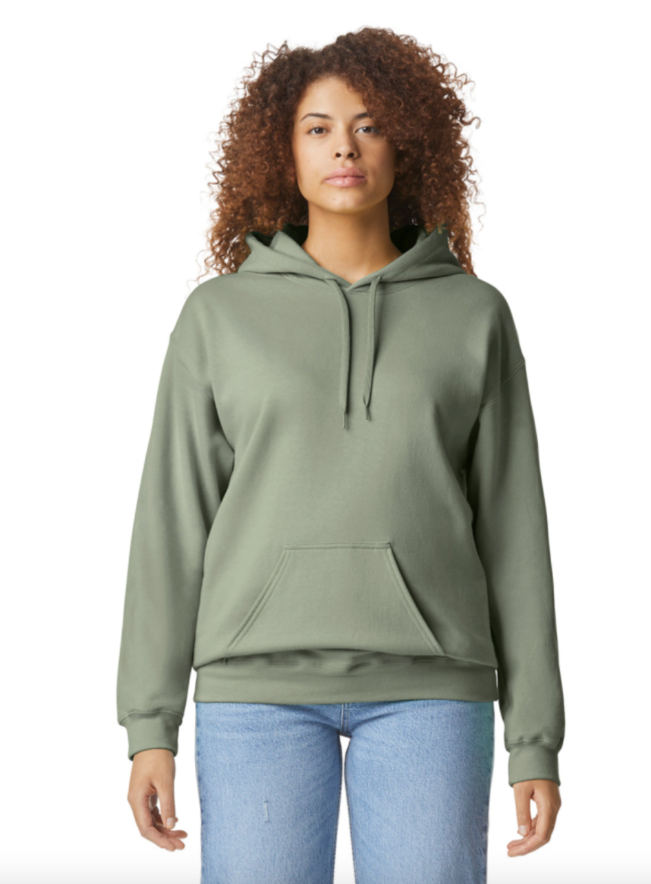 Gildan Adult Softstyle® Fleece Pullover Hooded Sweatshirt