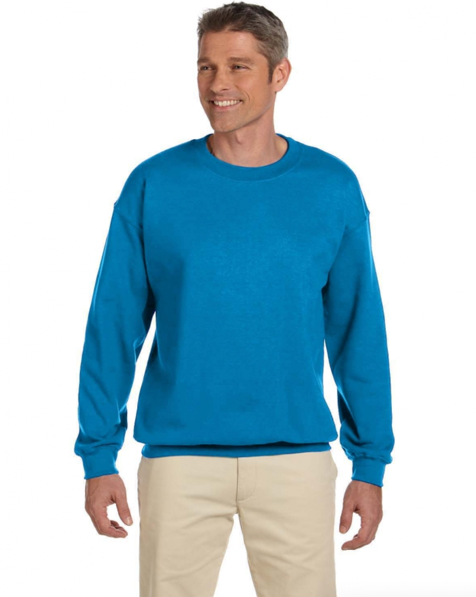 Gildan G180 Adult Heavy Blend Adult 8 oz 5050 Fleece Crew