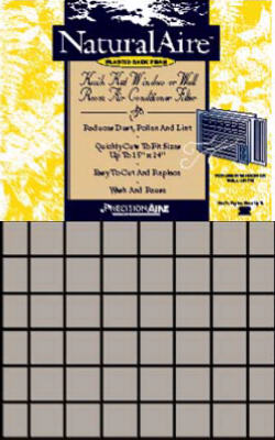 AIR FILTER FOAM WITH PLASTIC FRAME 15″X24″X1/4″