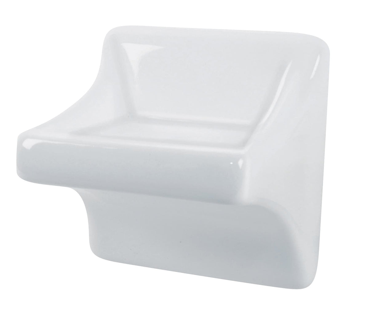 TILE SOAP DISH 4X4 BLACK