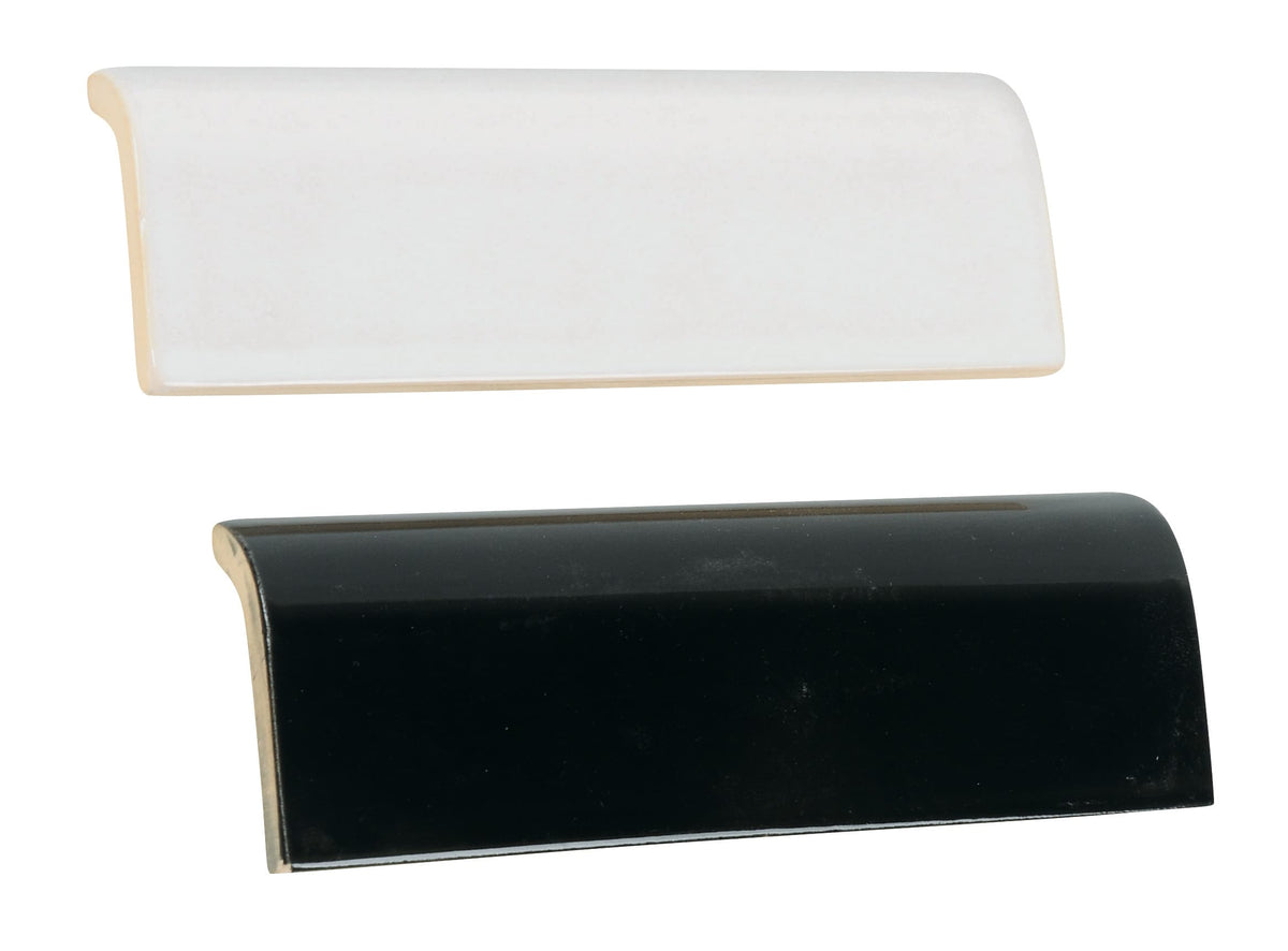 TILE CAP 2X6 WHITE MUD