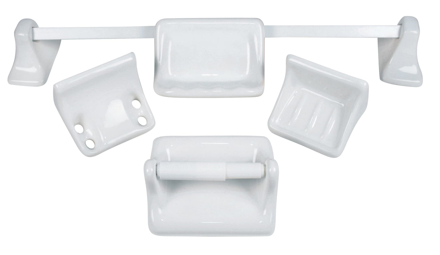 BATHROOM ACCESSORIES 5-PC SET