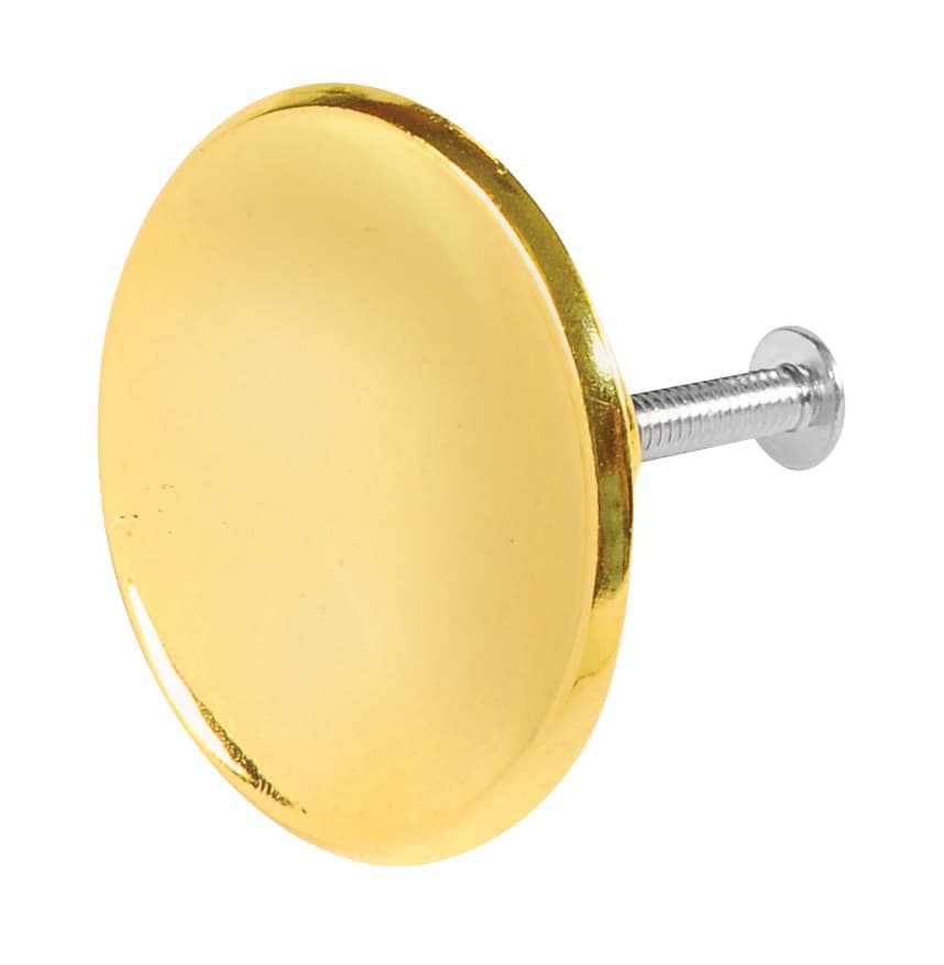 KNOB CONCAVE BRASS 1-1/2″