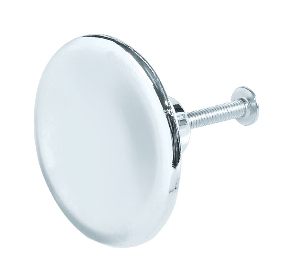KNOB CONCAVE CHR 1-1/2