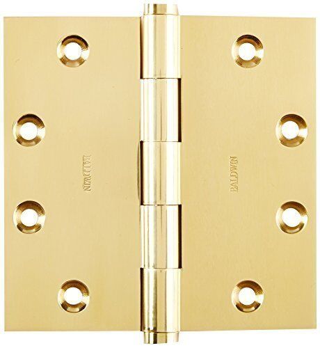 HINGE BUTT 4.5″X4.5″ POLISHED BRASS BALDWIN 1045.030.I