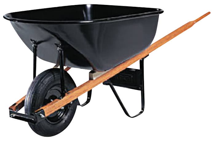 WHEELBARROW 6CUFT. STEEL
