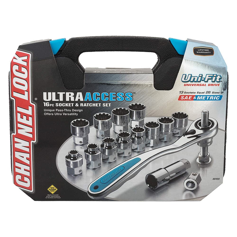 SOCKET SET CHANNELLOCK 16PEICE