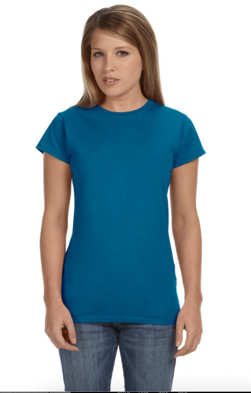 Gildan G640L Womens Softstyle 45 oz Fitted T-Shirt