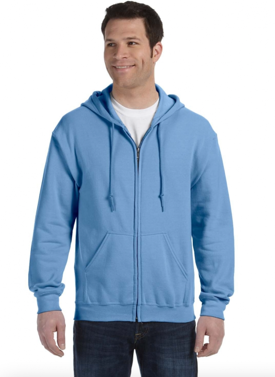 Gildan G186 Adult Heavy Blend Adult 8 oz., 50-50 Full-Zip Hood
