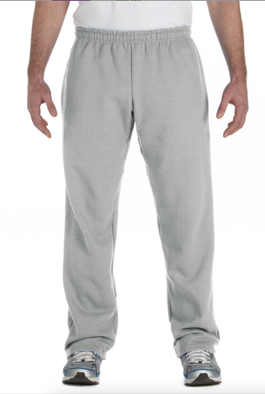 Gildan G184 Adult Heavy Blend Adult 8 oz., 50-50 Open-Bottom Sweatpants