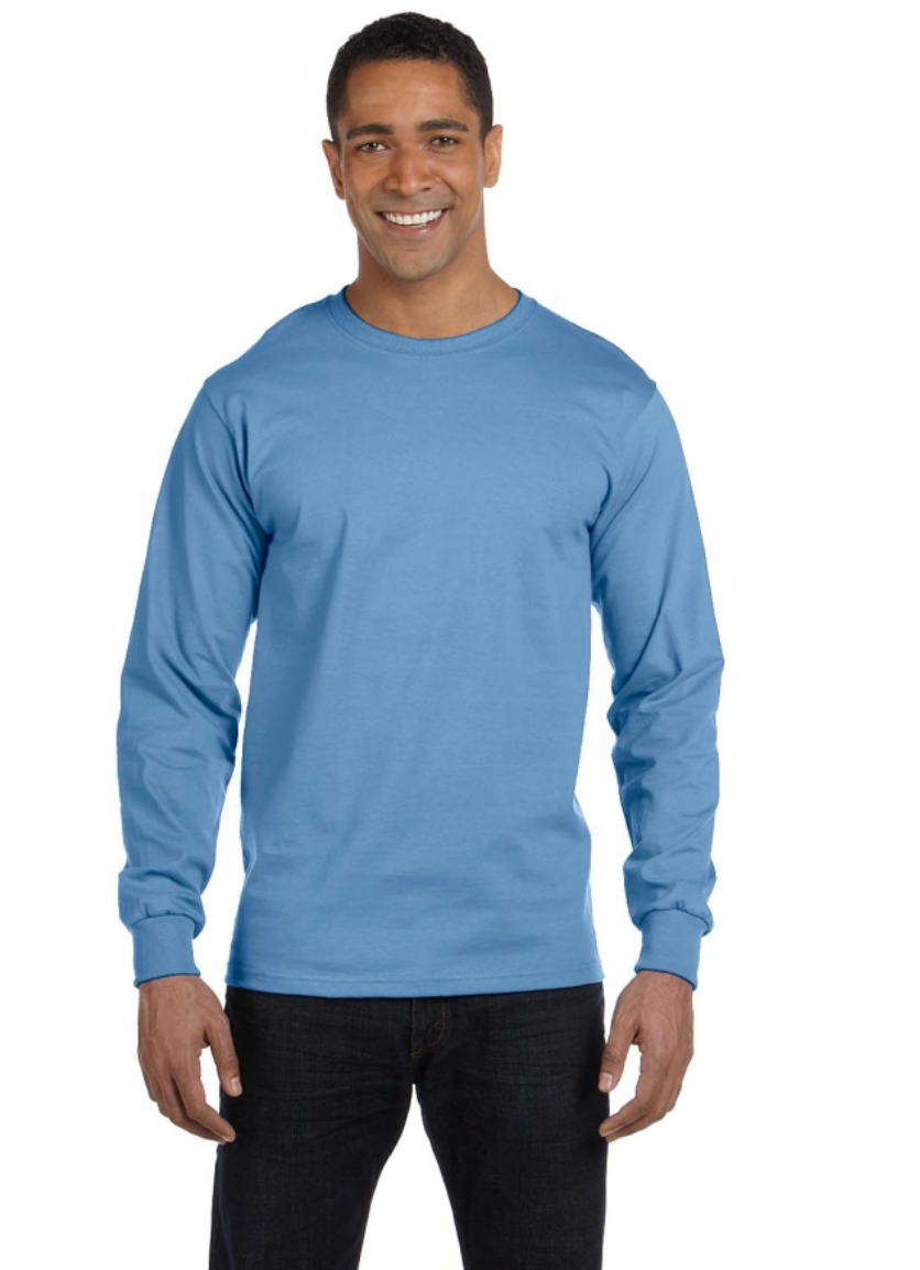 Gildan G840 Adult 5.5 oz., 50-50 Long-Sleeve T-Shirt