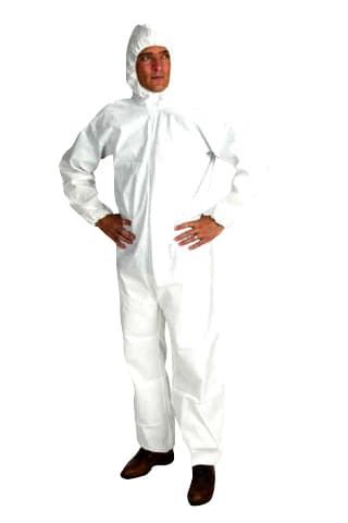 COVERALLS WITH HOOD AND FOOT