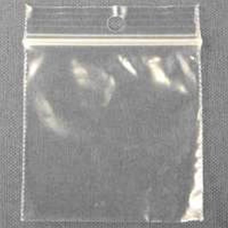 BAG PLASTIC RECLOSABLE ZIPPER 2″X3″ CLEAR 100PK 1177