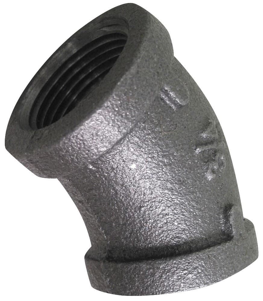 ELBOW BLACK 45 1-1/4″
