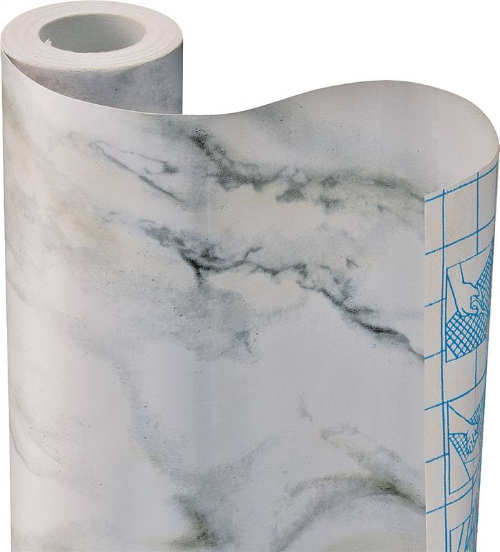 CONTACT PAPER 9’X18″ MARBLE WHITE 09F-C9533-12