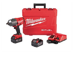 MILWAUKEE M18 FUEL 1/2″ HIGH TORQUE IMPACT WRENCH W/ FRICTION RING KIT