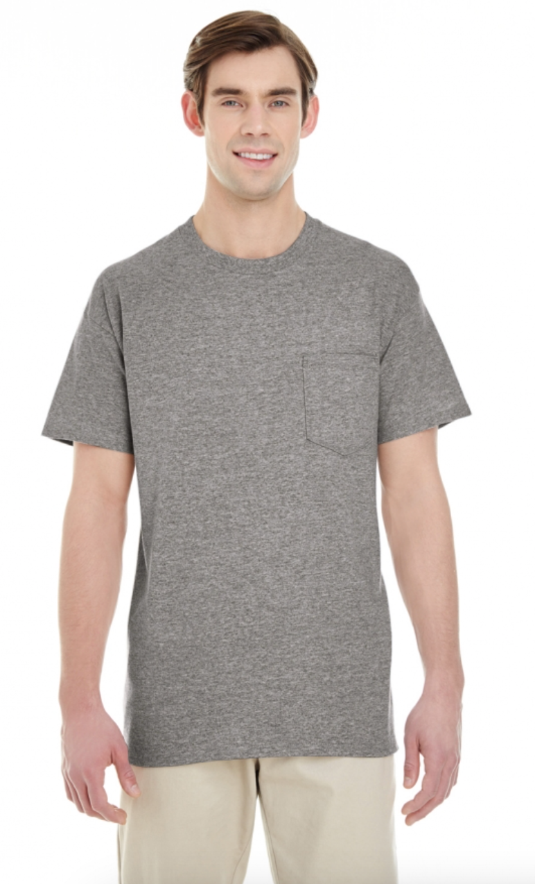 Gildan G530 Adult Heavy Cotton 5.3 oz. Pocket T-Shirt