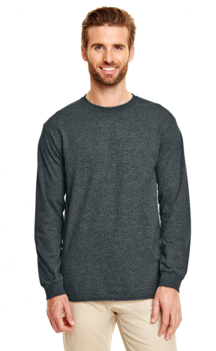 Gildan G840 Adult 5.5 oz., 50-50 Long-Sleeve T-Shirt