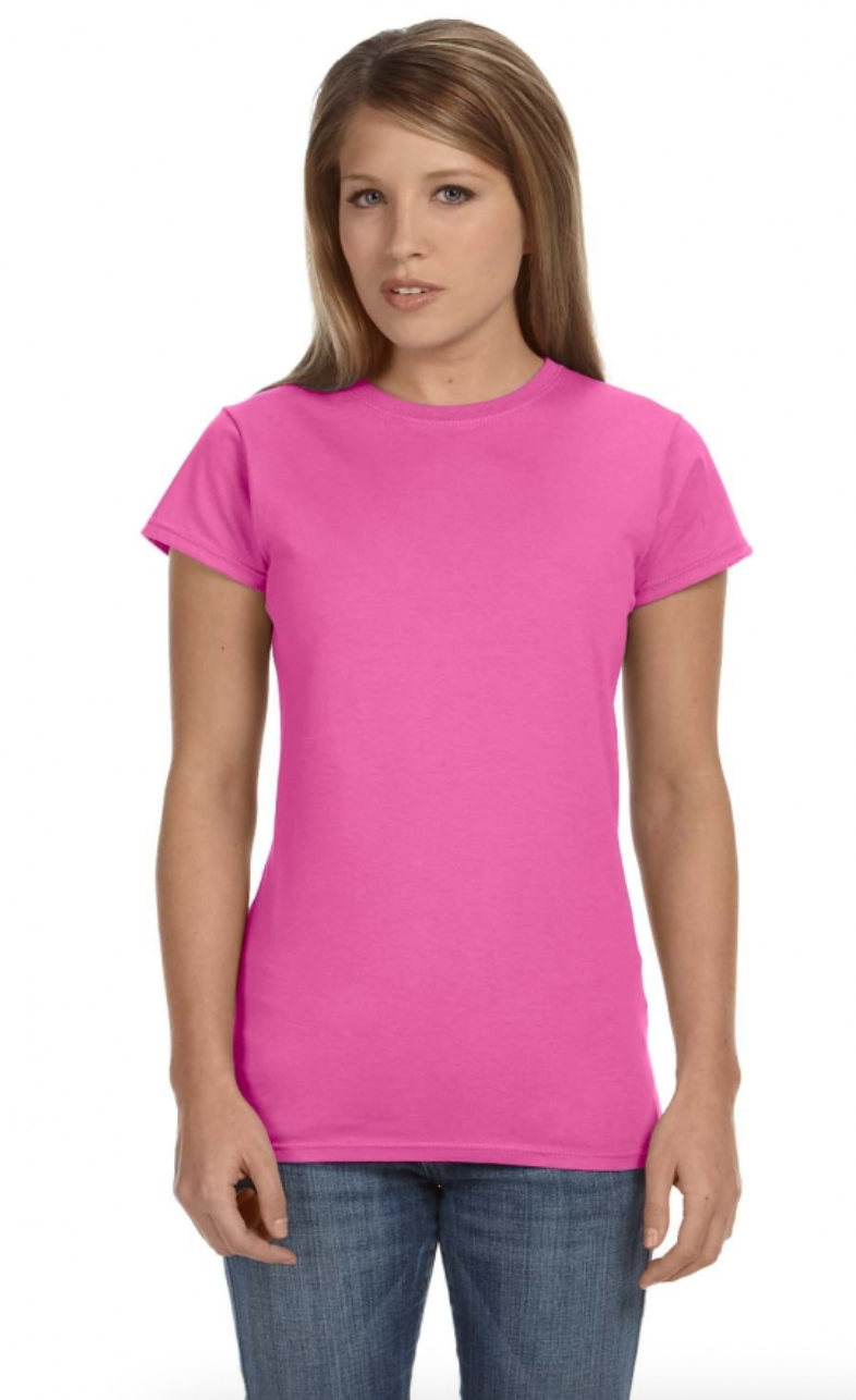 Gildan G640L Womens Softstyle 45 oz Fitted T-Shirt