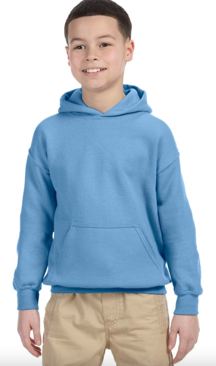 Gildan G185B Youth Heavy Blend 8 oz., 50 50 Hood