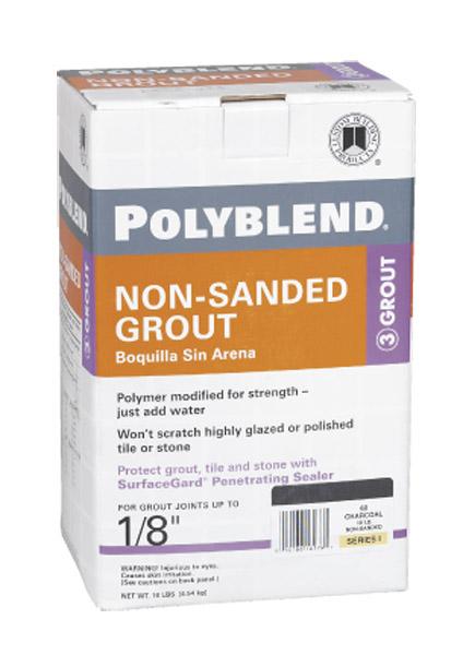 TILE GROUT 10LB CHARCOAL NON SANDED POLY BLEND PBG6010