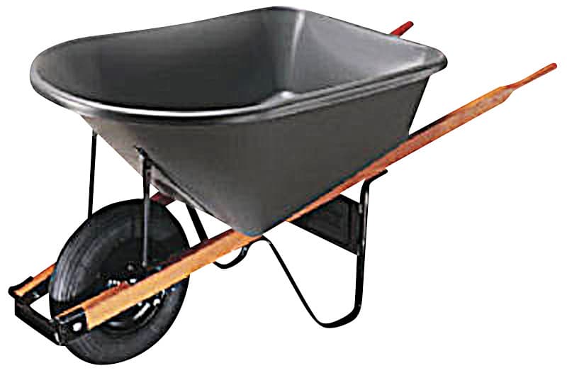 WHEELBARROW 6CUFT POLY R/MAID