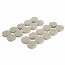 BEIGE ROUND GLIDE PAD 2”