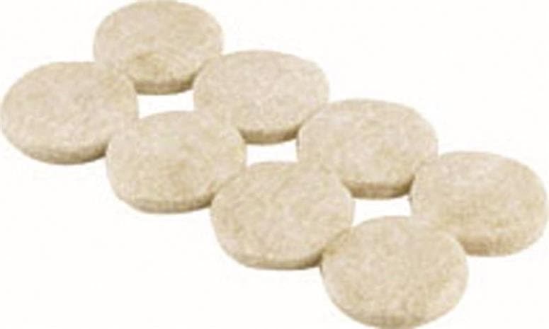 BEIGE ROUND FELT PAD 1-1/2”