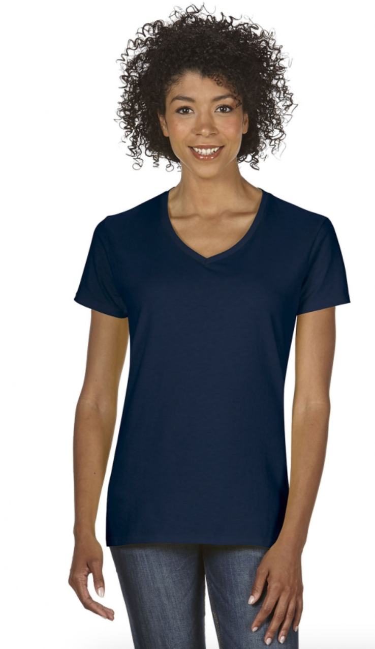 Gildan G500VL Women's Heavy Cotton 5.3 oz. V-Neck T-Shirt