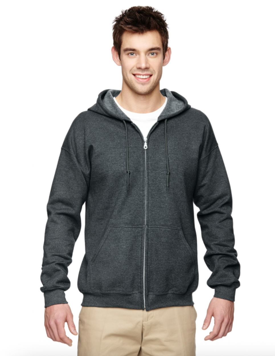 Gildan G186 Adult Heavy Blend Adult 8 oz., 50-50 Full-Zip Hood