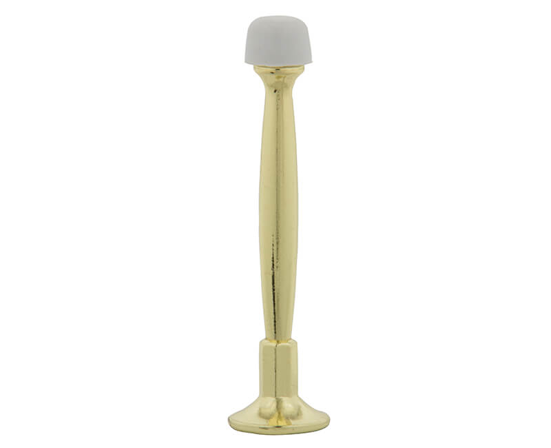 DOOR STOP 4″ SCREW IN W/RUB-TIP