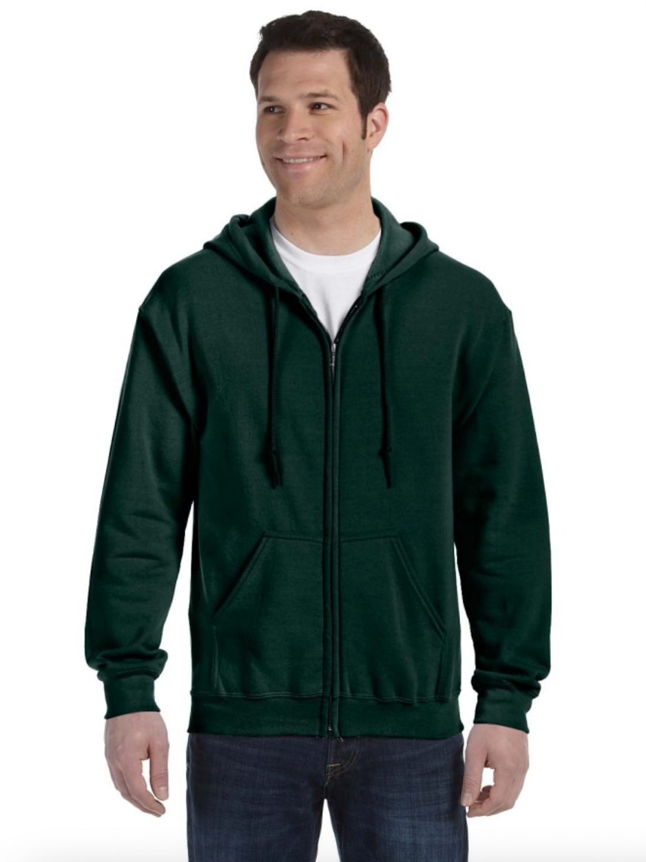 Gildan G186 Adult Heavy Blend Adult 8 oz., 50-50 Full-Zip Hood