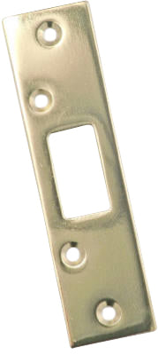 STRIKE PLATE #1010 BRASS 1-1/4 X 3-5/8″