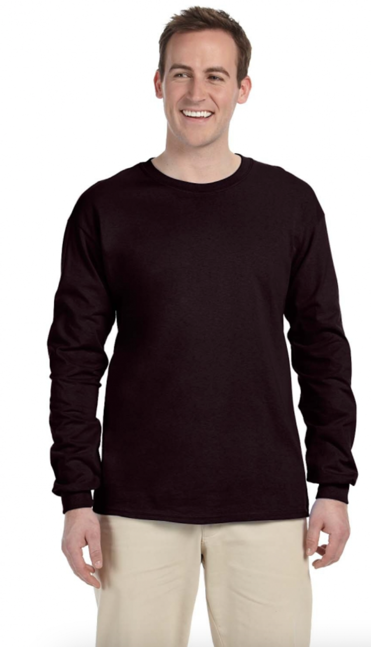 Gildan G240 Adult Ultra Cotton 6 oz Long-Sleeve T-Shirt