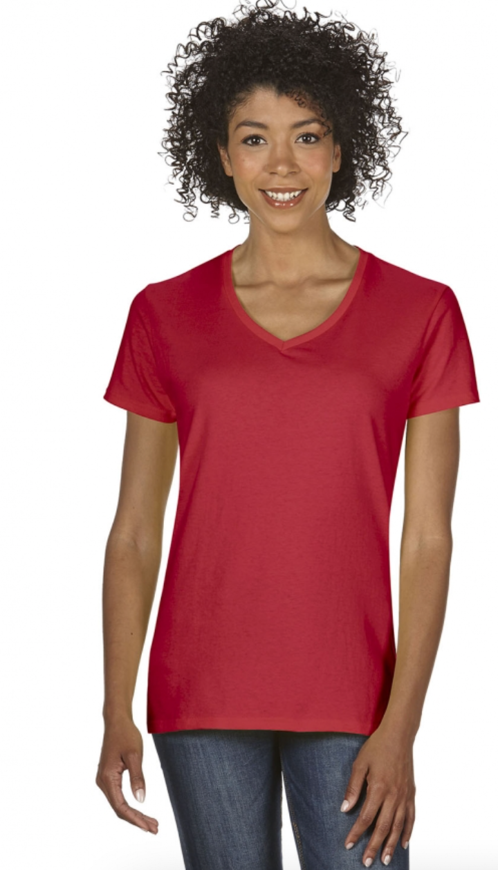 Gildan G500VL Women's Heavy Cotton 5.3 oz. V-Neck T-Shirt