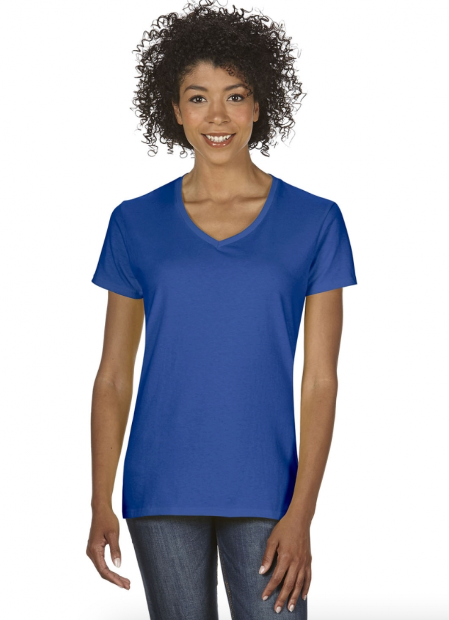 Gildan G500VL Women's Heavy Cotton 5.3 oz. V-Neck T-Shirt