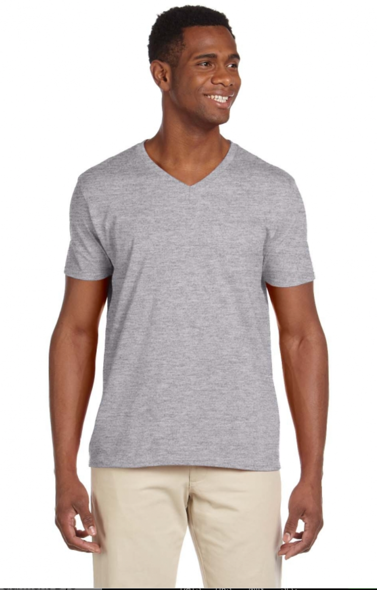 Gildan G64V Adult Softstyle® 4.5 oz. V-Neck T-Shirt
