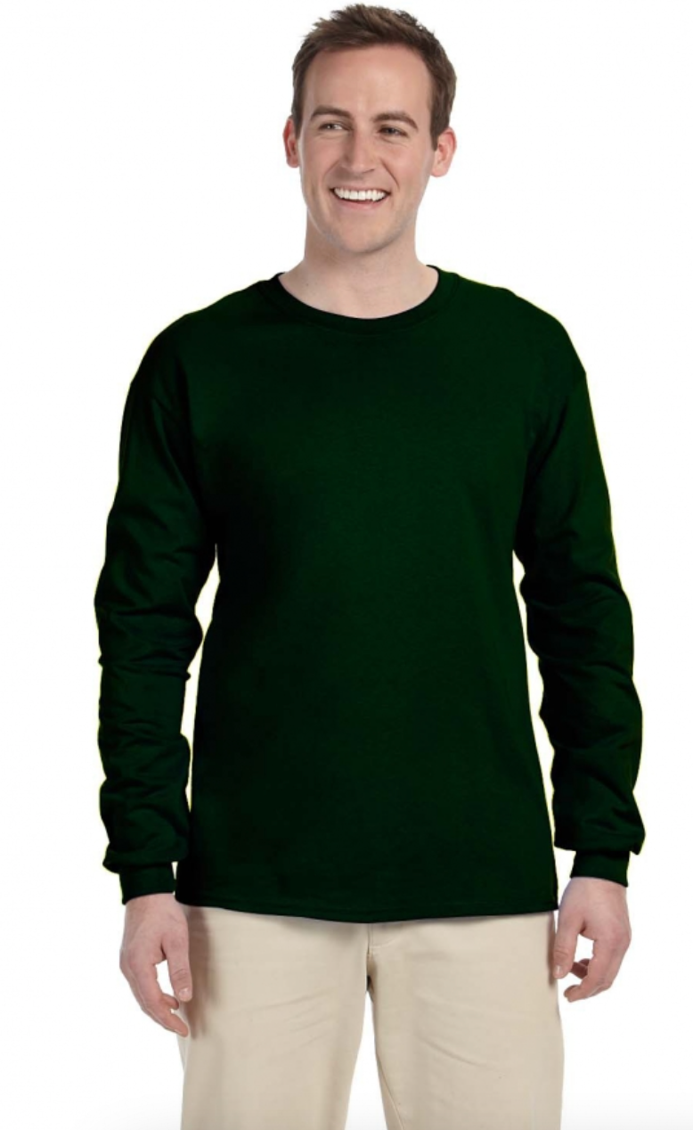 Gildan G240 Adult Ultra Cotton 6 oz Long-Sleeve T-Shirt