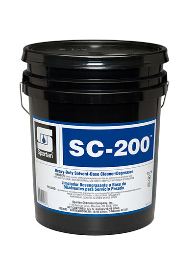 SPARTAN SC-200 HEAVY DUTY INDUSTRIAL CLEANER, 5 GAL PAIL