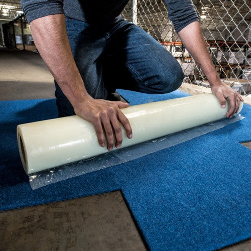 CARPET MASK SELF ADHESIVE CLEAR 48″X500′