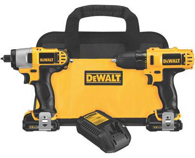 DEWALT 12V CORDLESS DRILL & DRIVER COMBO KIT DCK221F2