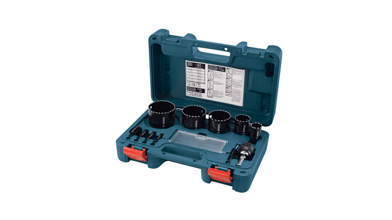 BOSCH HOLE SAW SET DIAMOND 11PC.