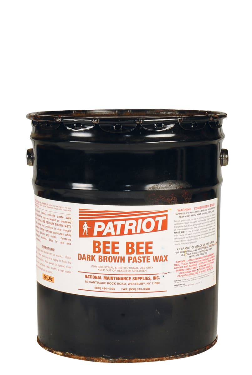 BEE BEE PASTE WAX 30LB. DARK